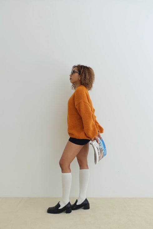 ニットショートパンツ